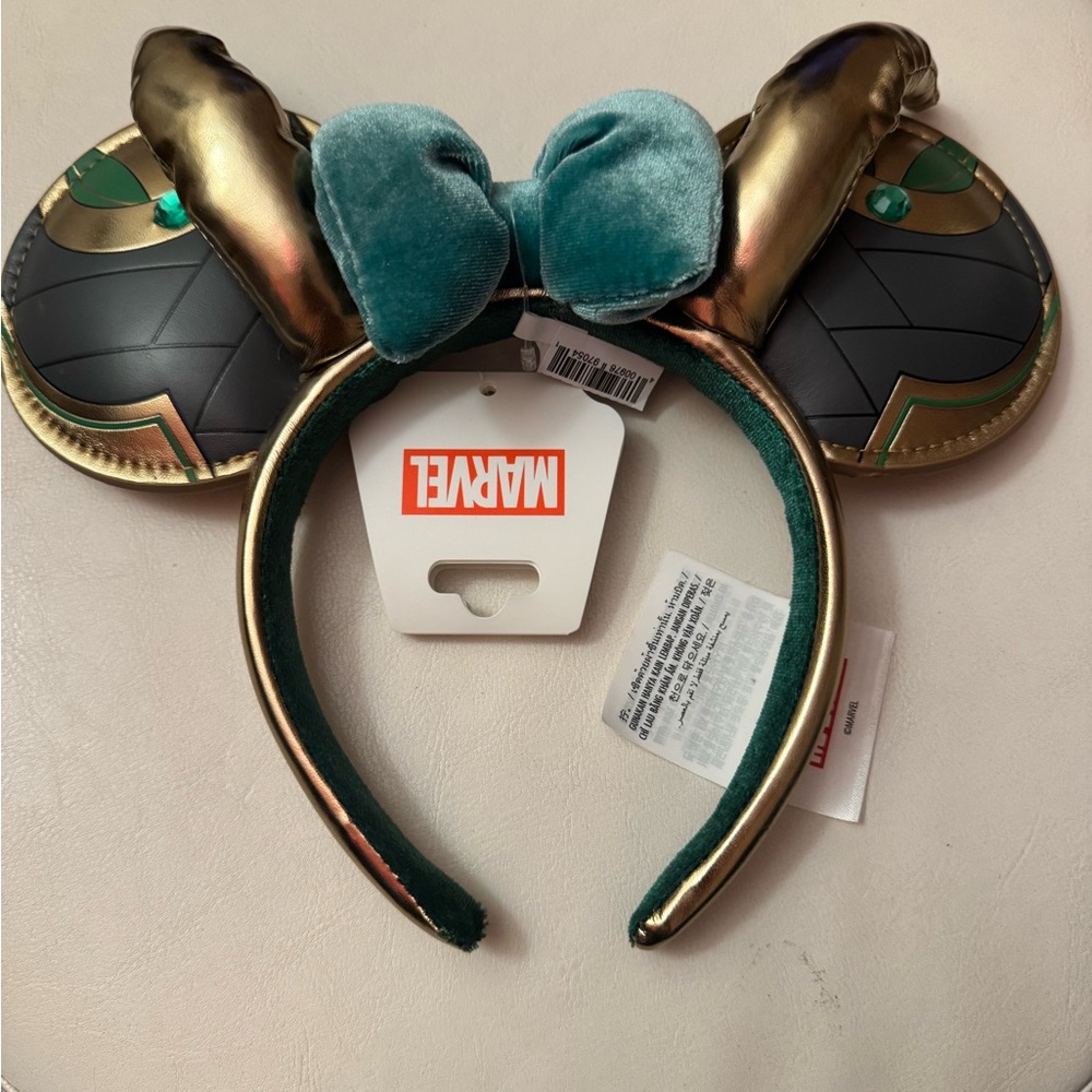 Marvel Gold and Green Mouse Ears Headband